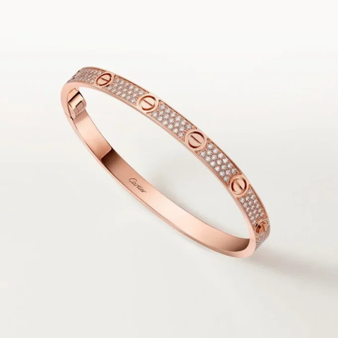 Love-armband, medelstor modell, pavé Love-armband, medelstor modell, pavé