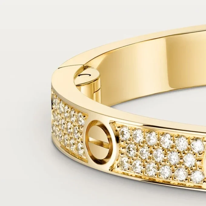 Love-armband, medelstor modell, pavé Love-armband, medelstor modell, pavé