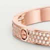Love-armband, medelstor modell, pavé Love-armband, medelstor modell, pavé