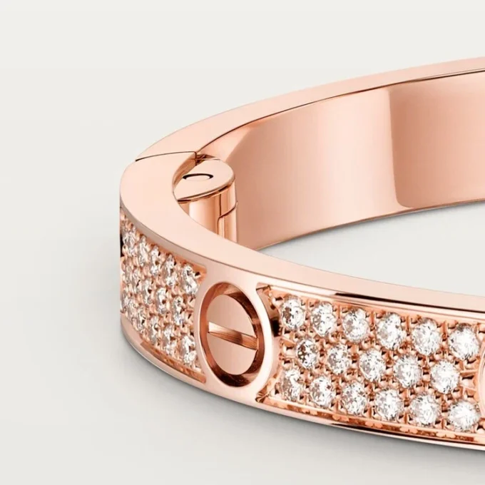 Love-armband, medelstor modell, pavé Love-armband, medelstor modell, pavé