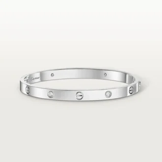 Love-armband, mediummodell, 4 diamanter