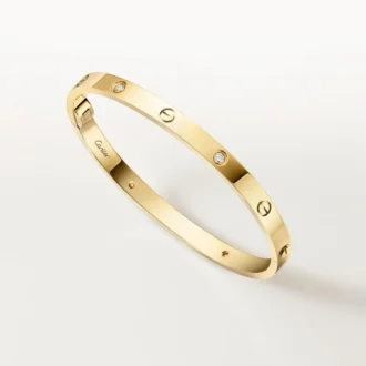 Love-armband, mediummodell, 4 diamanter