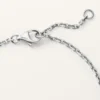 Love-armband, på kedja, halvpavé