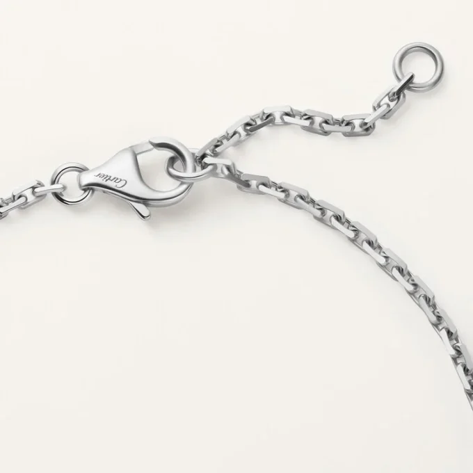 Love-armband, på kedja, halvpavé