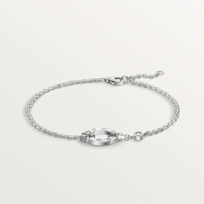 Love-armband – vitguld, diamanter – Cartier