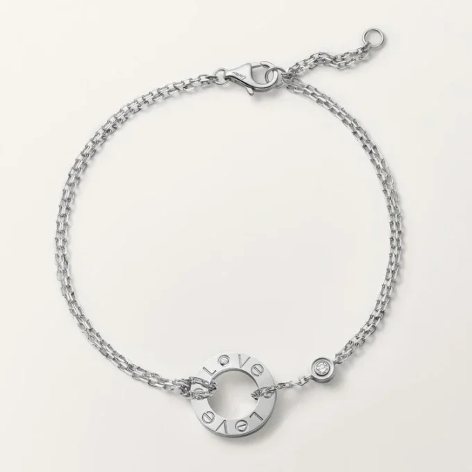 Love-armband – vitguld, diamanter – Cartier