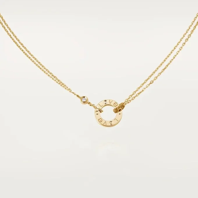 Love diamanthalsband, gult guld | Cartier Us