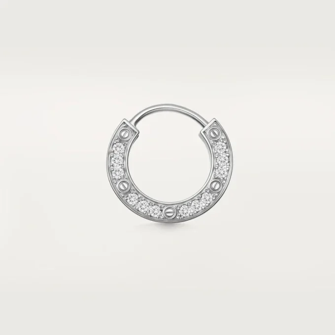 Love enkelörhänge – vitguld, diamant – Cartier Love enkelörhänge – vitguld, diamant – Cartier