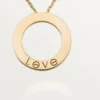 Love-halsband, 3 diamanter – gult guld, diamanter – Cartier Love-halsband, 3 diamanter – gult guld, diamanter – Cartier