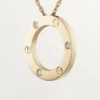 Love-halsband, 3 diamanter – gult guld, diamanter – Cartier Love-halsband, 3 diamanter – gult guld, diamanter – Cartier