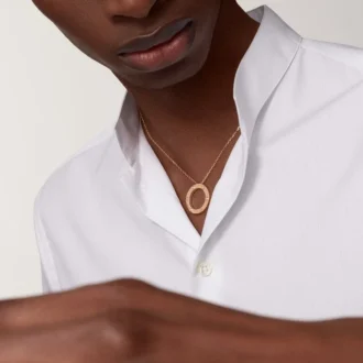 Love-halsband, 3 diamanter – Roséguld, diamanter – Cartier