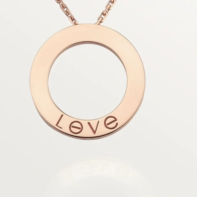 Love-halsband, 3 diamanter – Roséguld, diamanter – Cartier Love-halsband, 3 diamanter – Roséguld, diamanter – Cartier