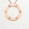 Love-halsband, 3 diamanter – Roséguld, diamanter – Cartier Love-halsband, 3 diamanter – Roséguld, diamanter – Cartier
