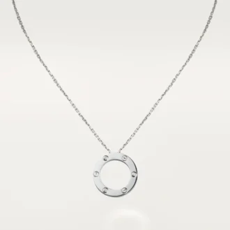 Love-halsband, 3 diamanter – vitguld, diamanter – Cartier