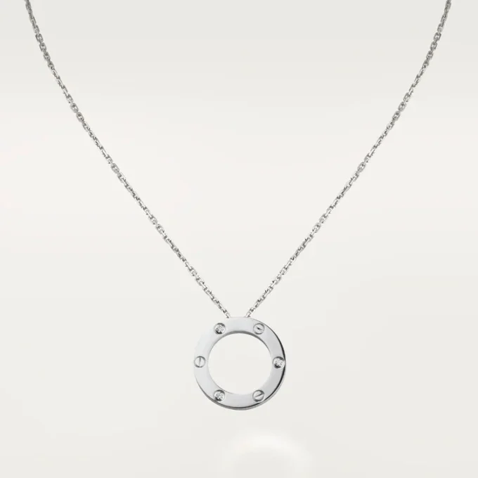 Love-halsband, 3 diamanter – vitguld, diamanter – Cartier Love-halsband, 3 diamanter – vitguld, diamanter – Cartier