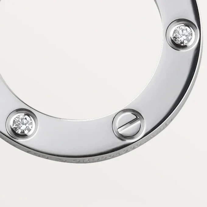 Love-halsband, 3 diamanter – vitguld, diamanter – Cartier Love-halsband, 3 diamanter – vitguld, diamanter – Cartier