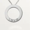 Love-halsband, 3 diamanter – vitguld, diamanter – Cartier Love-halsband, 3 diamanter – vitguld, diamanter – Cartier