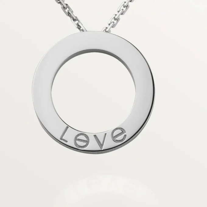 Love-halsband, 3 diamanter – vitguld, diamanter – Cartier Love-halsband, 3 diamanter – vitguld, diamanter – Cartier