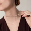 Love-halsband, 6 diamanter – Roséguld, Vitguld, Diamanter – Cartier Love-halsband, 6 diamanter – Roséguld, Vitguld, Diamanter – Cartier