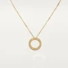 Love-halsband, diamantbelagt – gult guld, diamanter – Cartier Love-halsband, diamantbelagt – gult guld, diamanter – Cartier