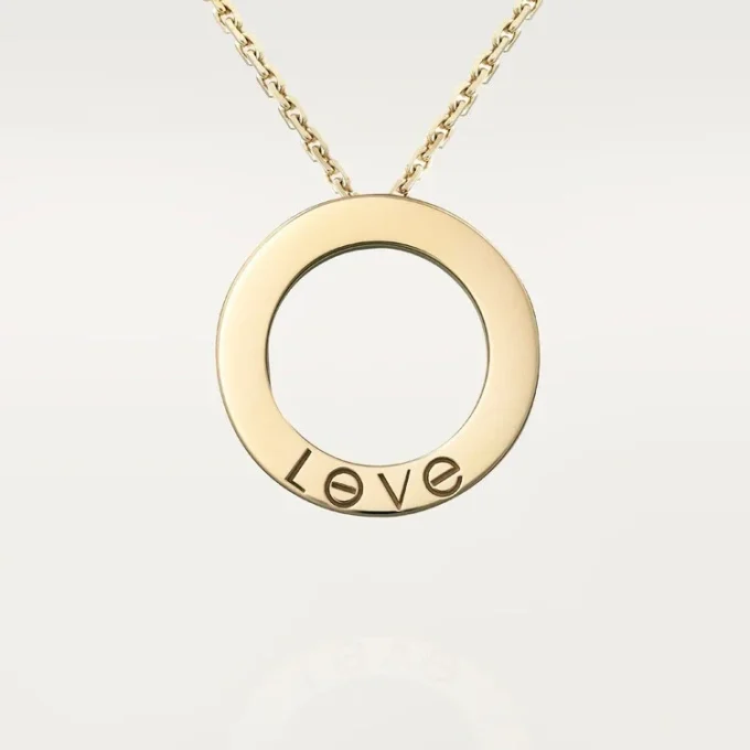 Love-halsband, diamantbelagt – gult guld, diamanter – Cartier Love-halsband, diamantbelagt – gult guld, diamanter – Cartier