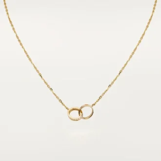 Love-halsband, diamanter – gult guld, diamanter – Cartier