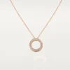 Love-halsband – rosa guld, diamanter – Cartier Love-halsband – rosa guld, diamanter – Cartier