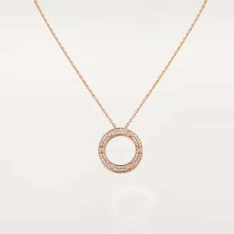 Love-halsband – rosa guld, diamanter – Cartier