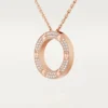 Love-halsband – rosa guld, diamanter – Cartier Love-halsband – rosa guld, diamanter – Cartier