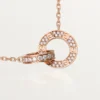 Love-halsband – Roséguld, diamanter – Cartier Love-halsband – Roséguld, diamanter – Cartier