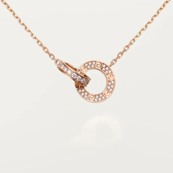Love-halsband – Roséguld, diamanter – Cartier Love-halsband – Roséguld, diamanter – Cartier