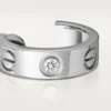 Love-örhängen, 2 diamanter – vitguld, diamanter – Cartier Love-örhängen, 2 diamanter – vitguld, diamanter – Cartier