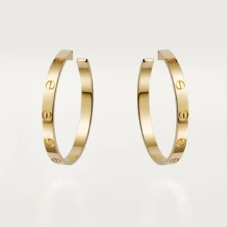 Love-örhängen – gult guld – Cartier