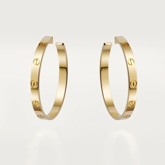 Love-örhängen – gult guld – Cartier Love-örhängen – gult guld – Cartier