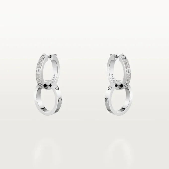 Love-örhängen, Multiwear, halvpavé Love-örhängen, Multiwear, halvpavé