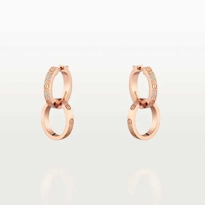 Love-örhängen, Multiwear, halvpavé Love-örhängen, Multiwear, halvpavé