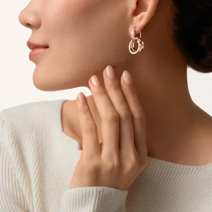 Love-örhängen, Multiwear, halvpavé Love-örhängen, Multiwear, halvpavé