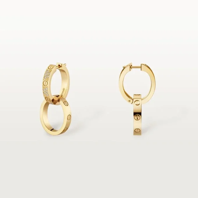 Love-örhängen, Multiwear, halvpavé Love-örhängen, Multiwear, halvpavé