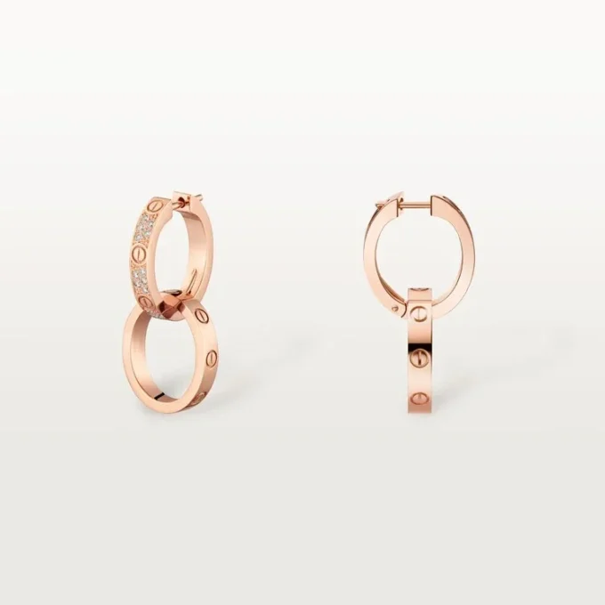 Love-örhängen, Multiwear, halvpavé Love-örhängen, Multiwear, halvpavé