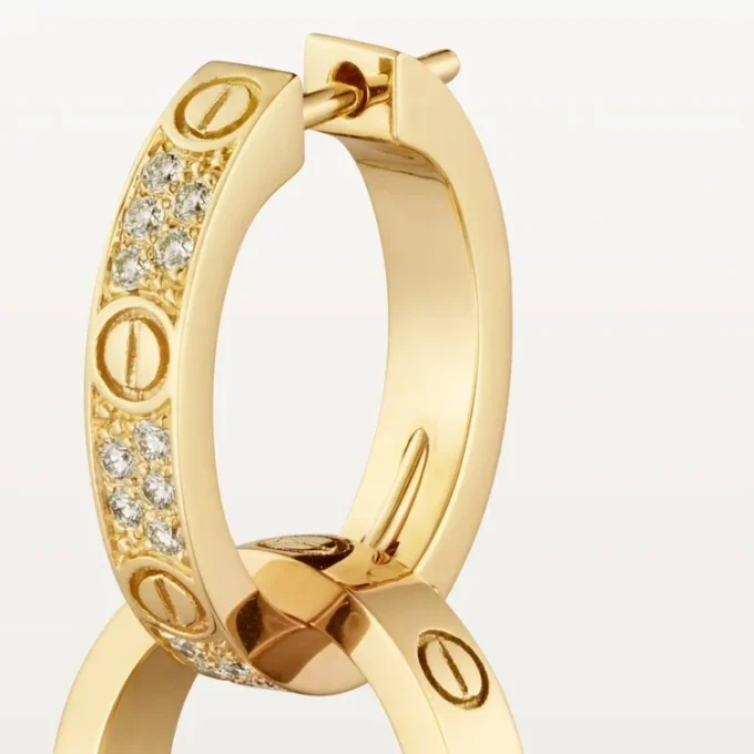 Love-örhängen, Multiwear, halvpavé Love-örhängen, Multiwear, halvpavé