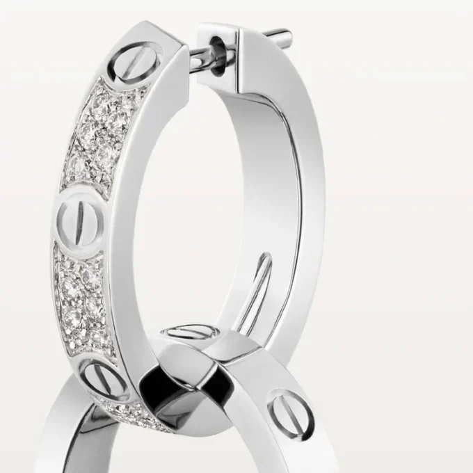 Love-örhängen, Multiwear, halvpavé Love-örhängen, Multiwear, halvpavé