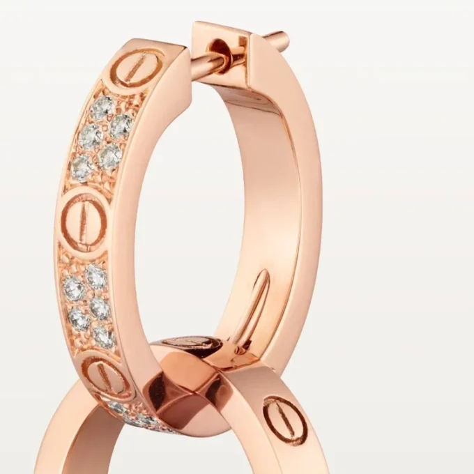 Love-örhängen, Multiwear, halvpavé Love-örhängen, Multiwear, halvpavé