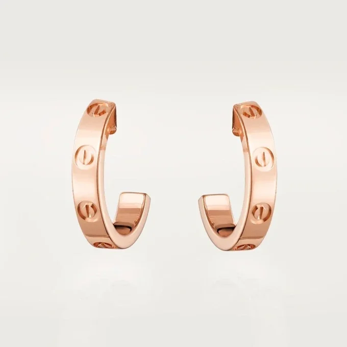 Love-örhängen – rosa guld – Cartier Love-örhängen – rosa guld – Cartier