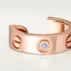 Love-örhängen – rosa guld, diamanter – Cartier Love-örhängen – rosa guld, diamanter – Cartier