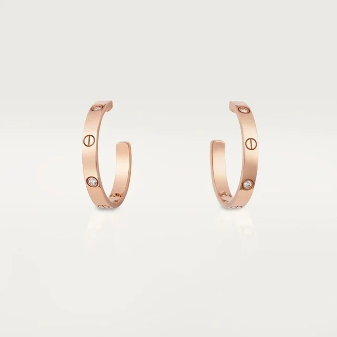 Love-örhängen – Roséguld, diamant – Cartier Love-örhängen – Roséguld, diamant – Cartier
