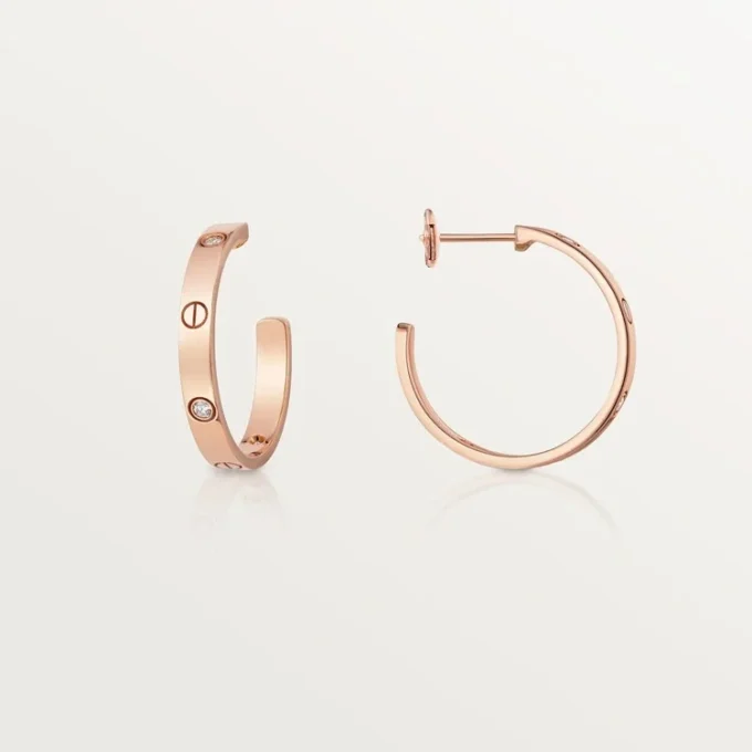 Love-örhängen – Roséguld, diamant – Cartier Love-örhängen – Roséguld, diamant – Cartier