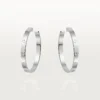 Love-örhängen – vitguld – Cartier