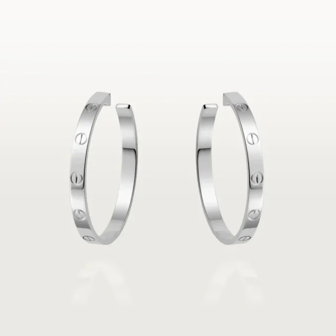 Love-örhängen – vitguld – Cartier