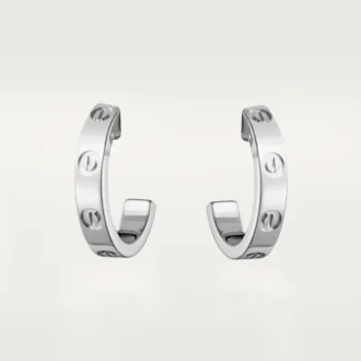 Love-örhängen – vitguld – Cartier