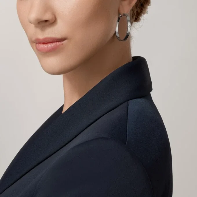 Love-örhängen – vitguld – Cartier